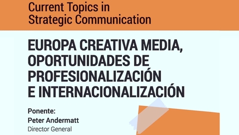 Miniatura para la entrada Europa Creativa MEDIA. Oportunidades de profesionalización e internacionalización