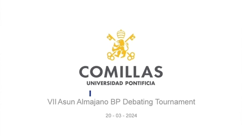 Miniatura para la entrada VII Asun Almajano BP Debating Tournament  20 - 03 - 2024
