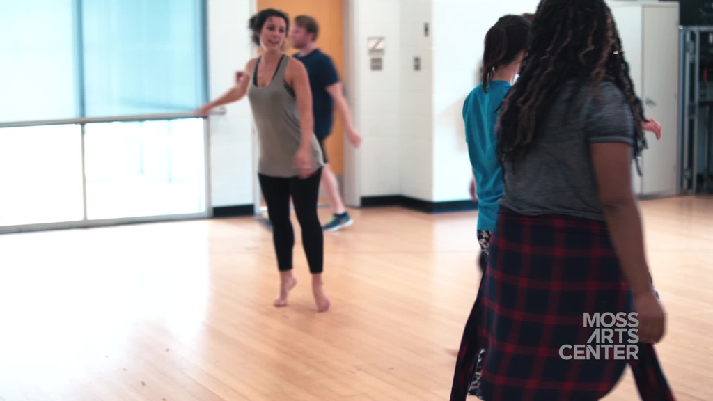 Students explore the creative process with Lucky Plush dance company