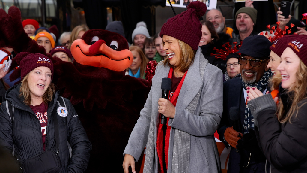 A Hokie surprise for Hoda Kotb during her “Hoda-bration”