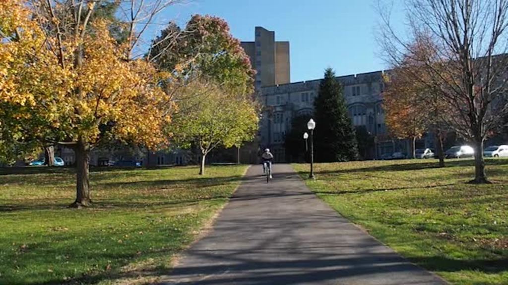 Sabrina Sturgeon and her unicycle
