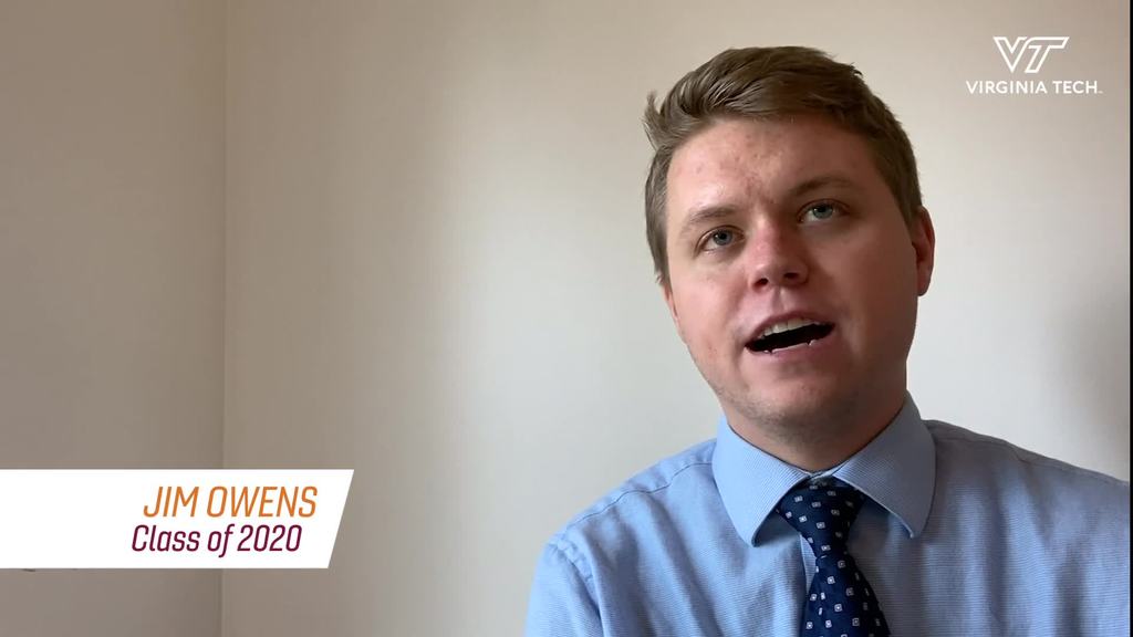 College of Engineering 2020 Outstanding Senior Jim Owens