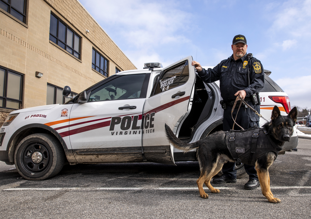 Zuka becomes the Virginia Tech Police Department’s newest K-9