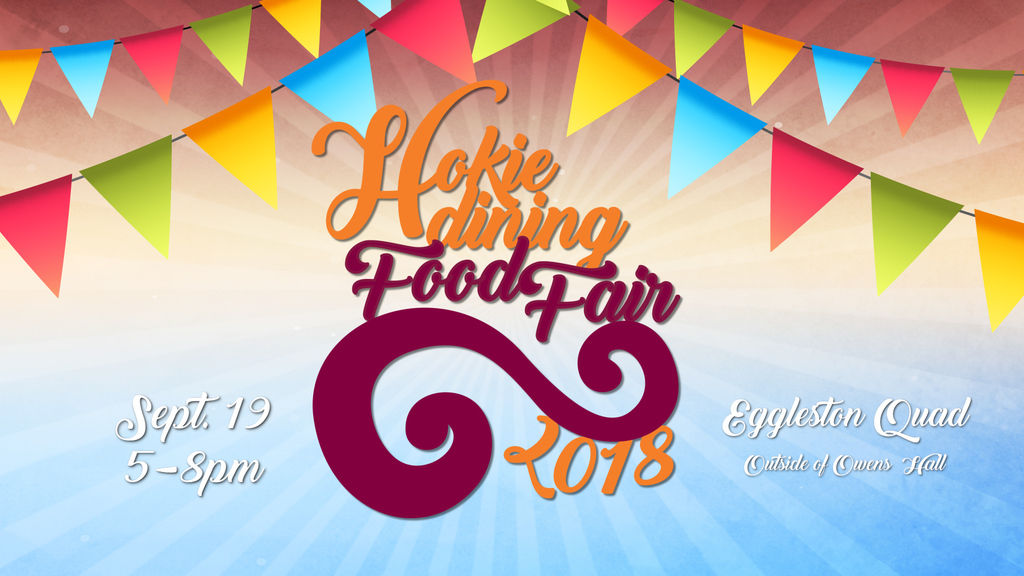 Over 30 Food Vendors at the Hokiedining Food Fair Sept. 19