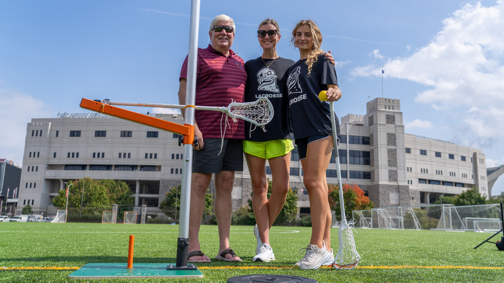 Alum innovates lacrosse practice device