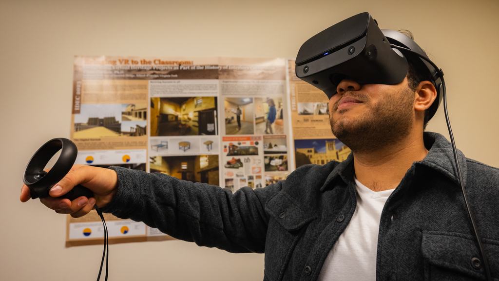 Using virtual reality to bring the architecture of Bahrain to Blacksburg