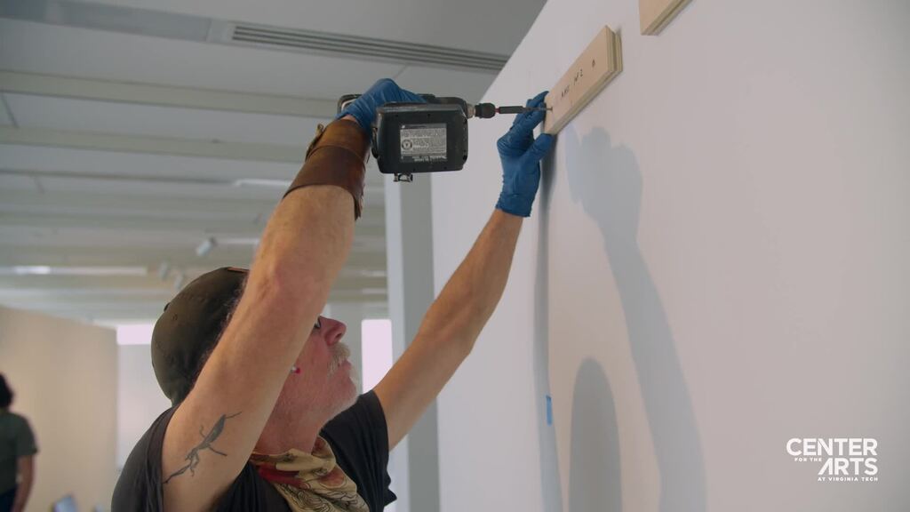 How an exhibition comes to life at the Center for the Arts