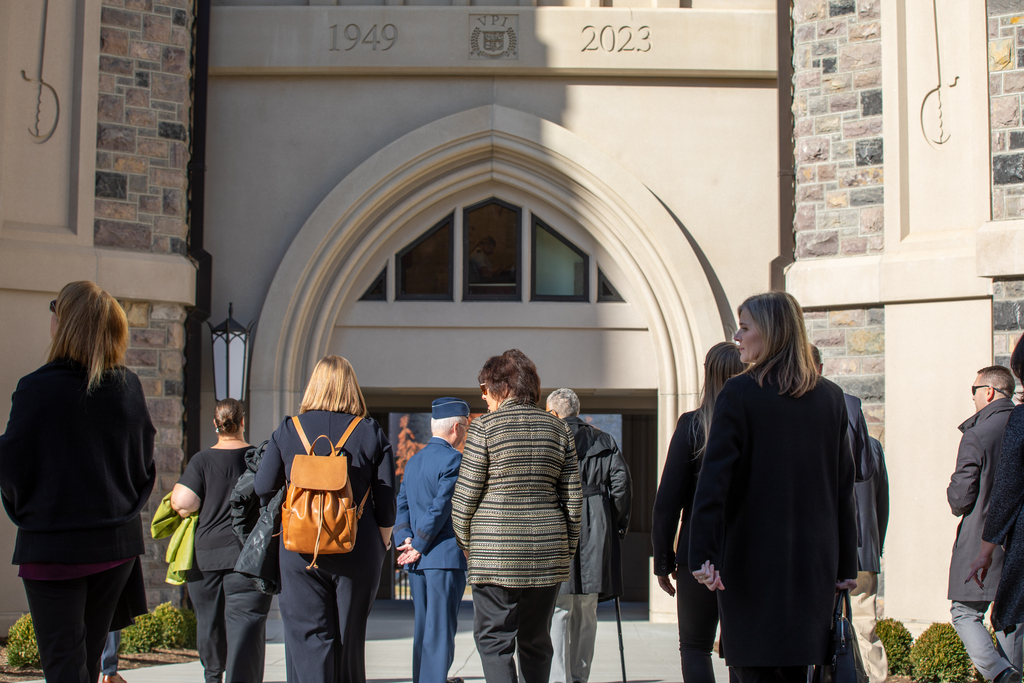 Board of Visitors Tour Upper Quad