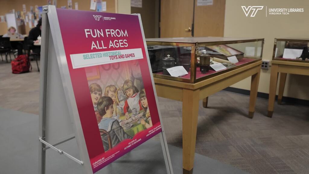 Student-curated exhibit explores the history of toys and play