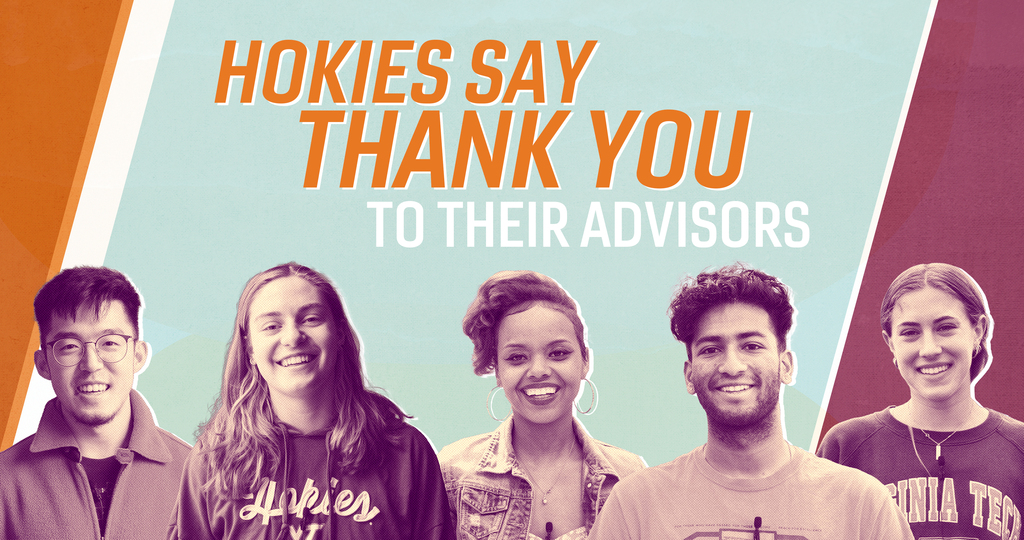 Hokies say "Thank You" to their advisors