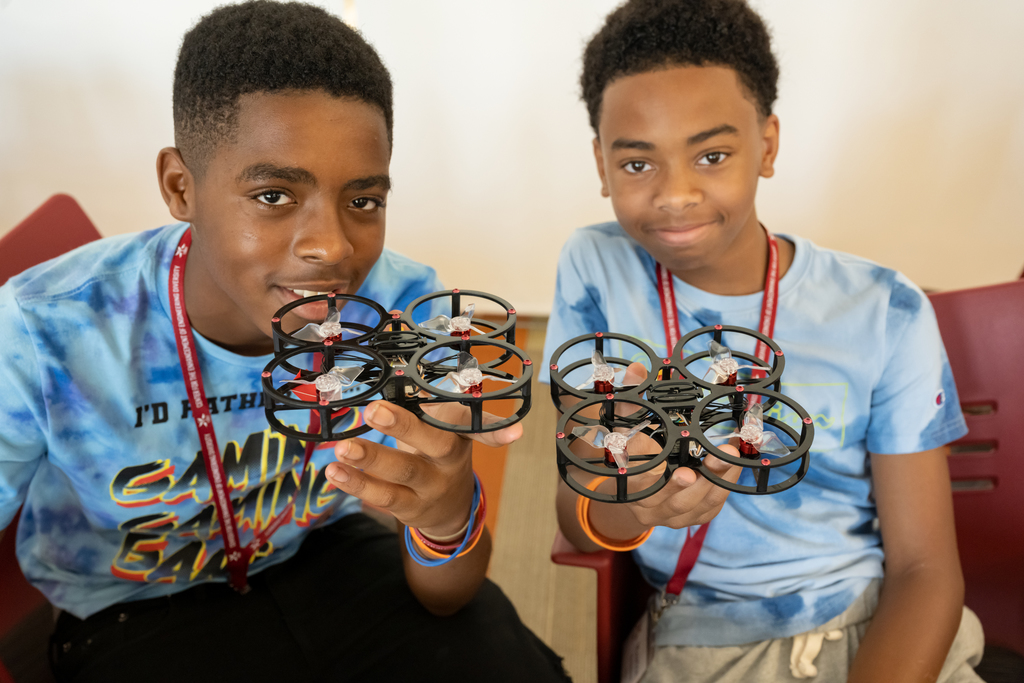 Summer camp takes to the sky with drones