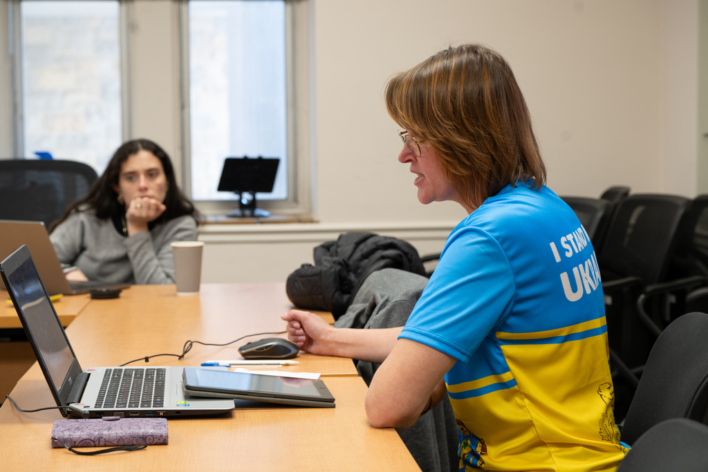 Virginia Tech scholar displaced by war in Ukraine