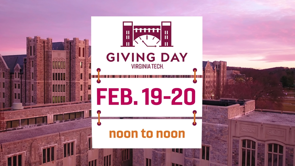 Save the Date — Virginia Tech Giving Day 2025