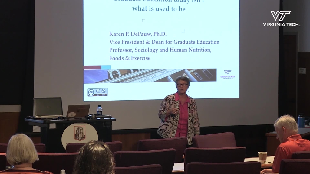 HokieTalks: 3 I's = T: 21st century graduate education isn’t what it used to be