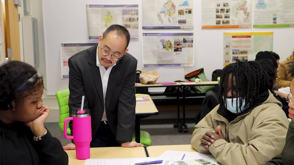Virginia Tech Graduate Research Students Team Up with High Schoolers to Help Cool Down Local Park