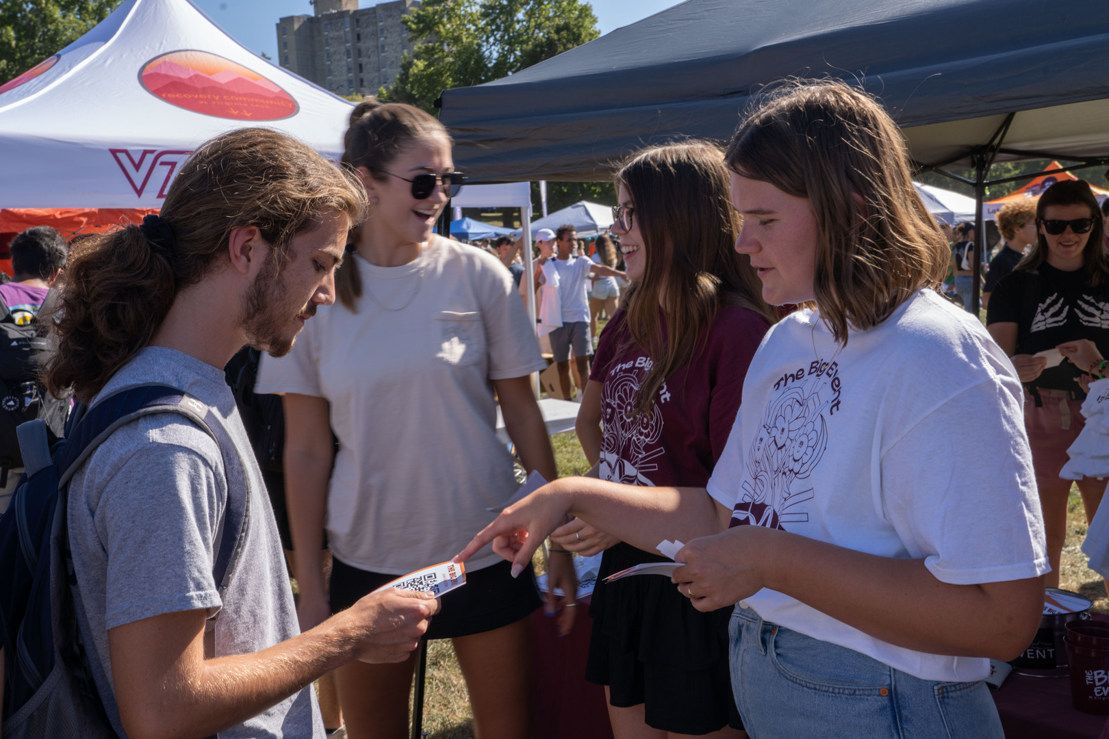 Student clubs and campus organizations at Gobblerfest Virginia Tech