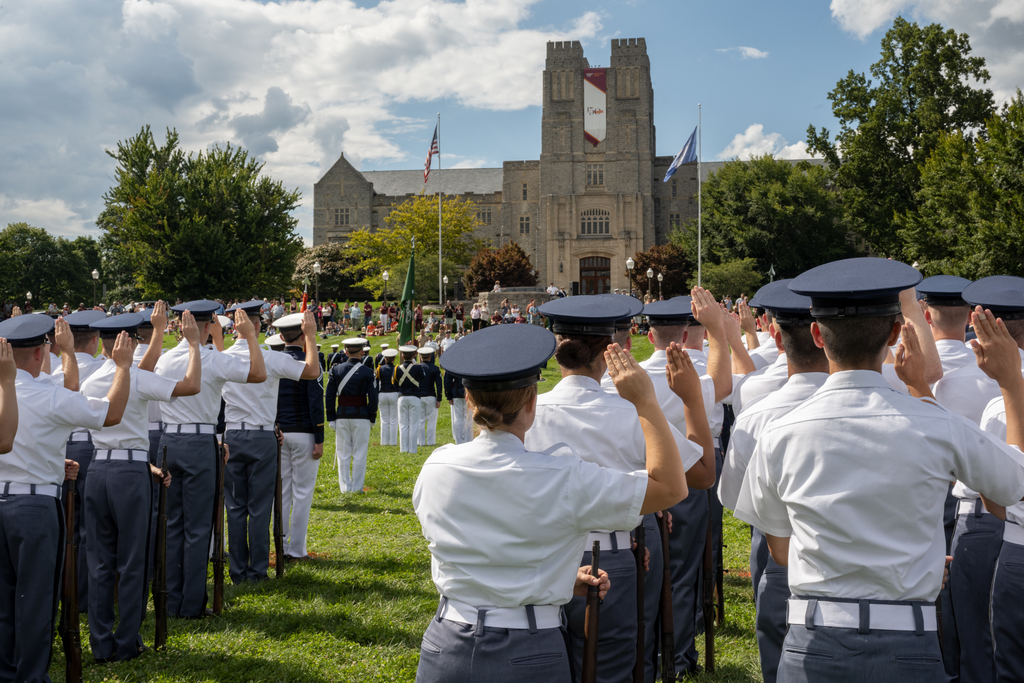 New Cadet Week ends with annual parade