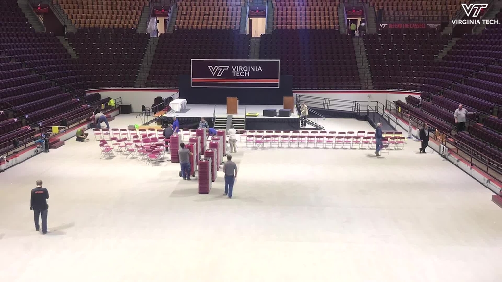 Fall 2018 Commencement Setup