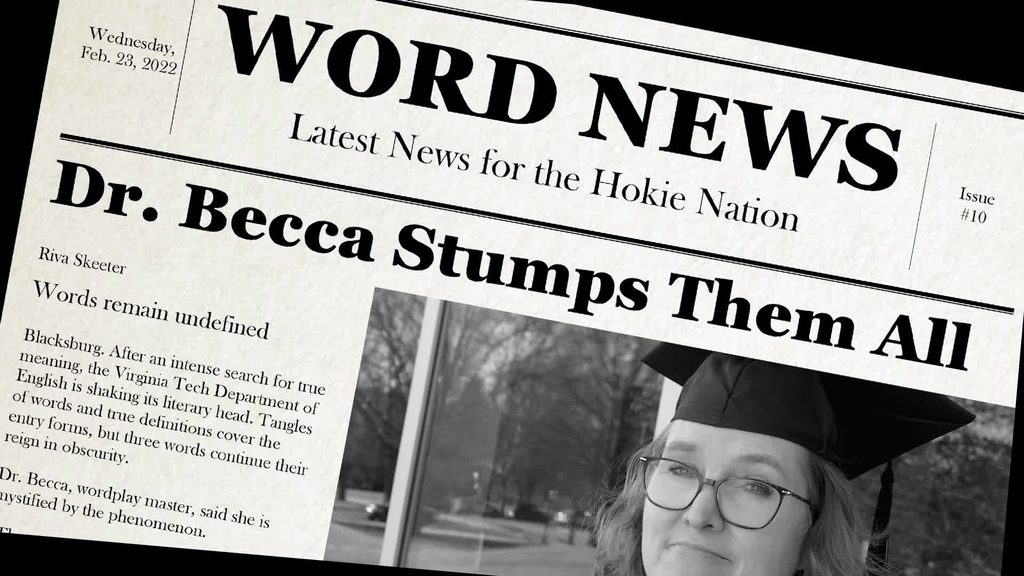 Time for Dr. Becca's Wordplay