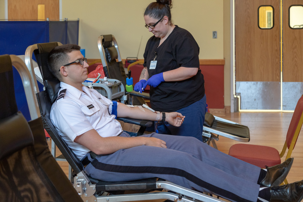 Virginia Tech Corps of Cadets hosts blood drive