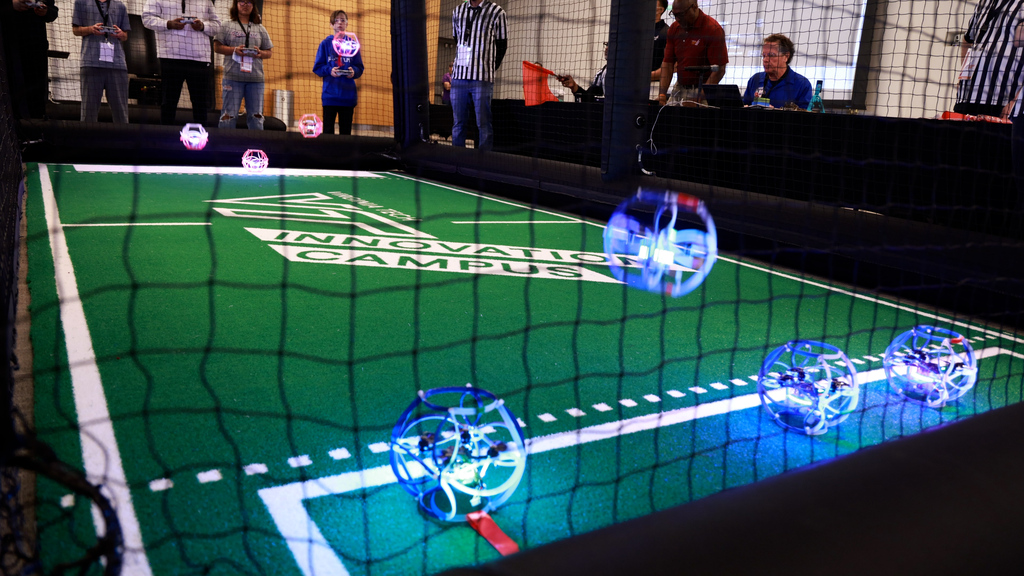 Innovation Campus Hosts Drone Soccer District Championship
