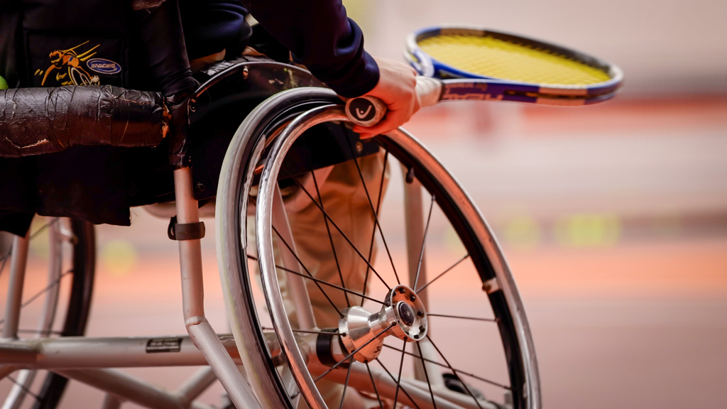 Building a supportive community through wheelchair tennis