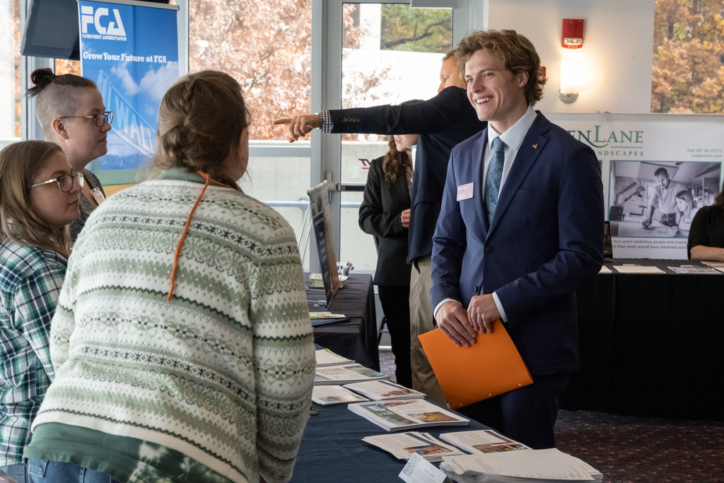 Agricultural and Applied Economics students attend inaugural career fair