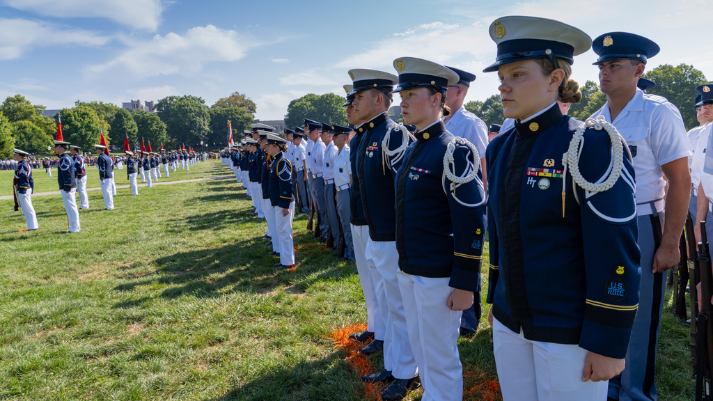 Parade concludes New Cadet Week