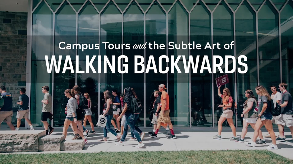 Walking Backwards with the Virginia Tech Orientation Team