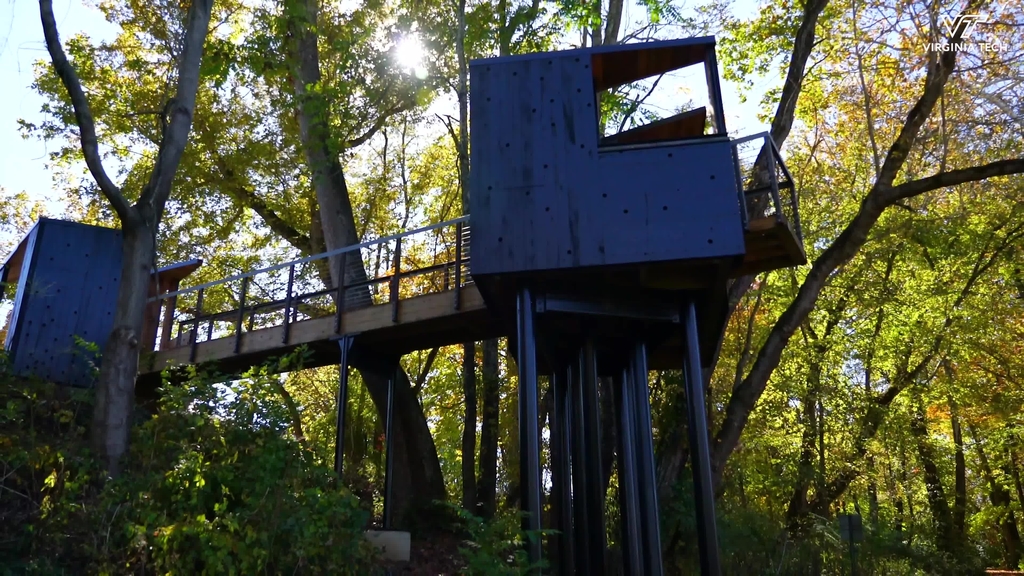 Architecture students design, build New River Train Observatory