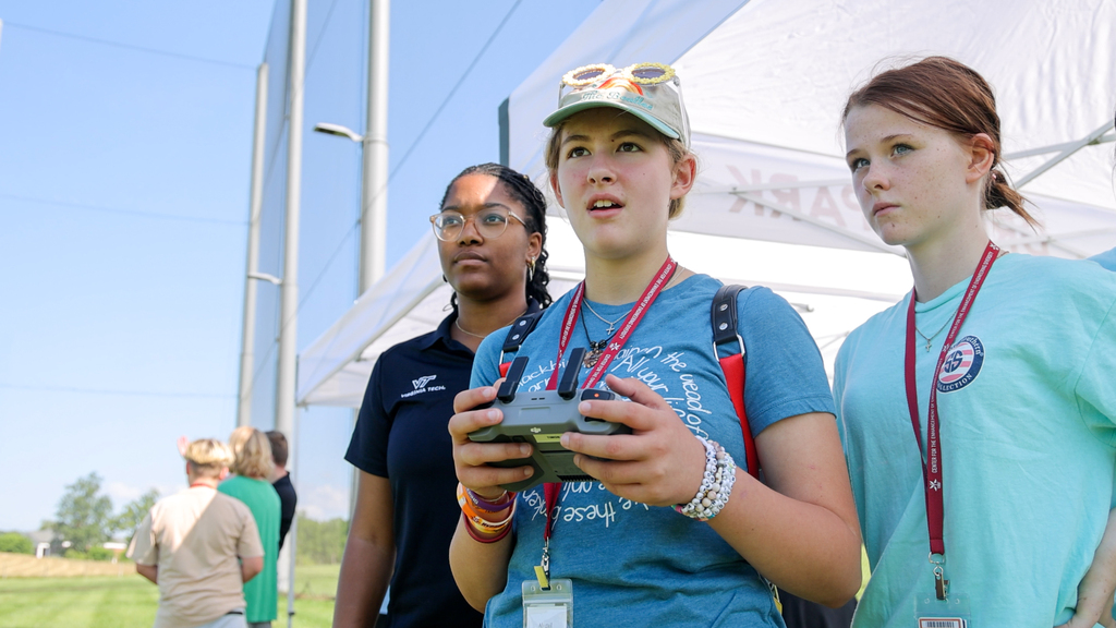 Future engineers take flight at Imagination Drone Camp