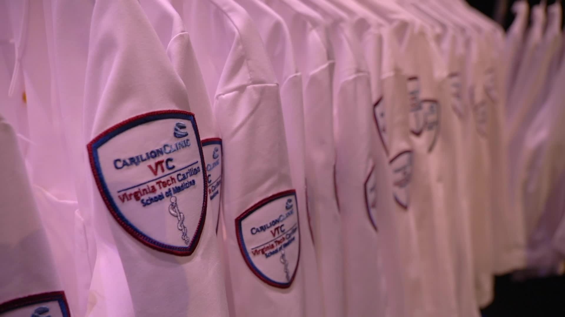 White Coat Ceremony for the Virginia Tech Carilion School of Medicine