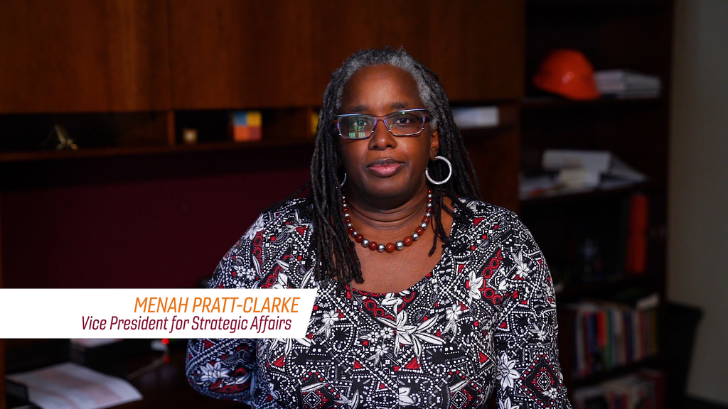 A Message from Vice President of Strategic Affairs Menah Pratt-Clarke