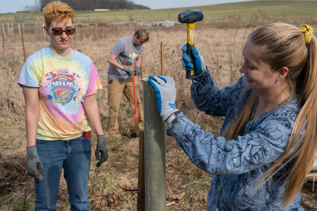 Restoring local watershed through replanting project