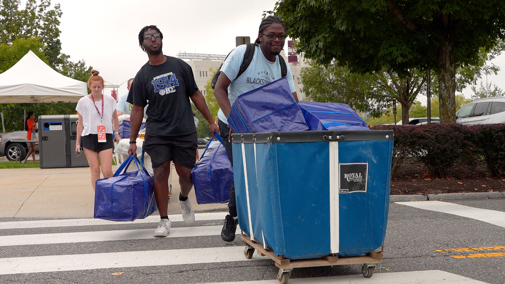 New Hokies move-in for the fall 2025 semester