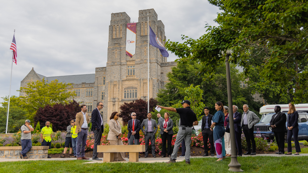 Virginia Tech's Board of Visitors get a closer look at the campus landscape