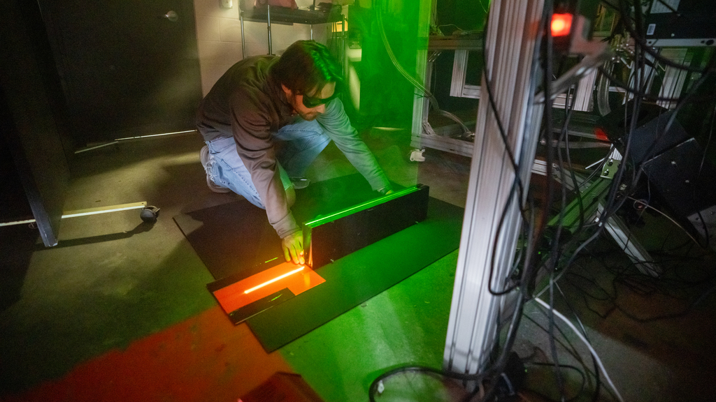 Research uses laser imaging to test jet streams