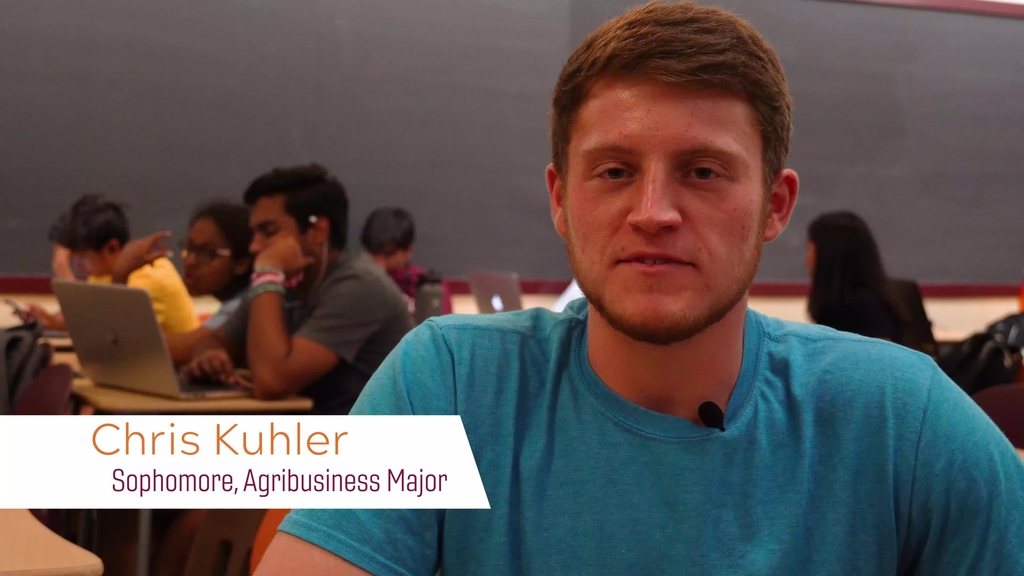 Chris Kuhler - Governor's School for Agriculture