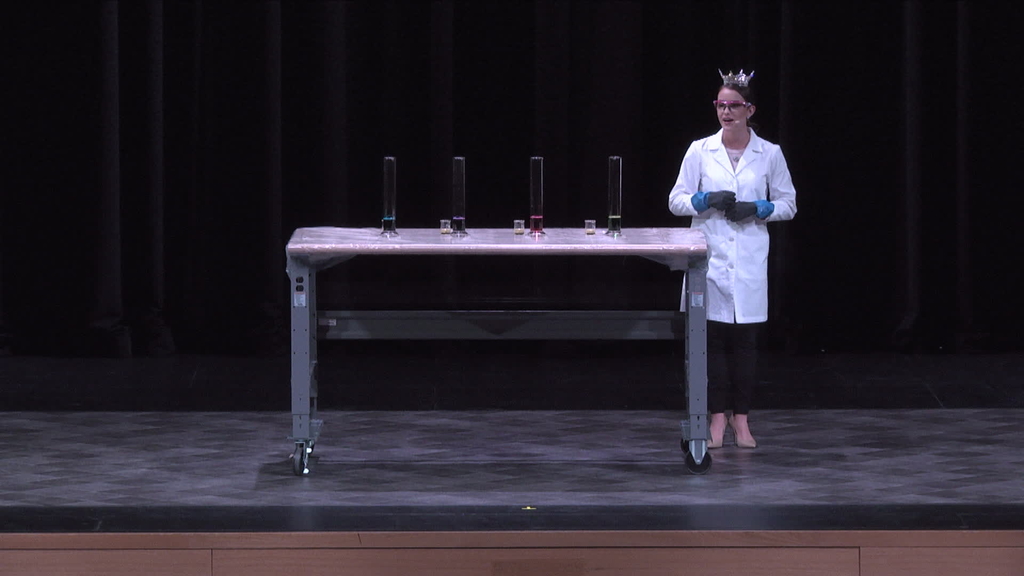 Miss Virginia's demonstration at Virginia Tech Science Festival