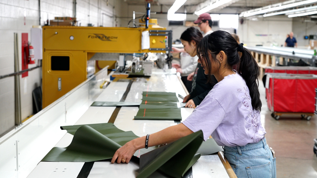 Industrial Design students manufacture backpacks for Connection to Care program