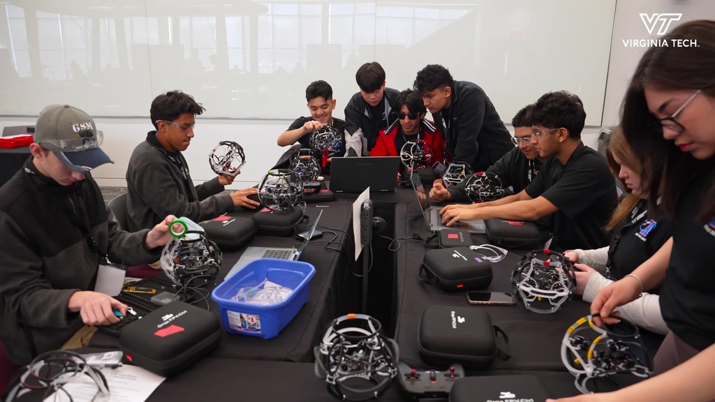Virginia Tech hosts 2025 U.S. Drone Soccer District IV championship in Alexandria