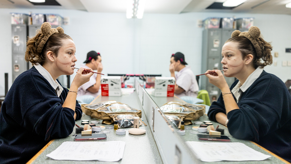 Learning stage makeup at Virginia Tech