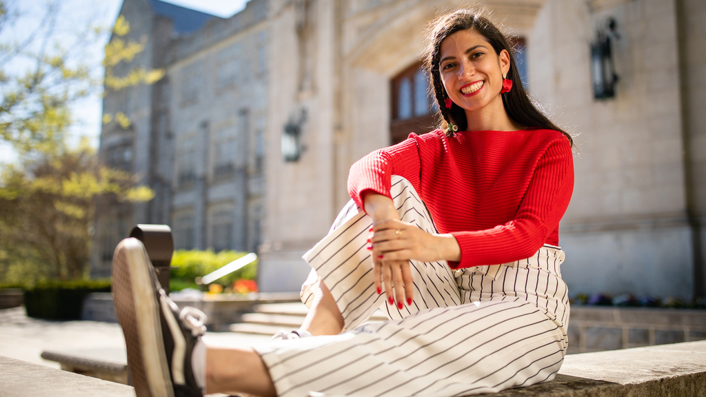 College of Engineering Outstanding Senior Yasmin Farzan reflects on her time as a Hokie