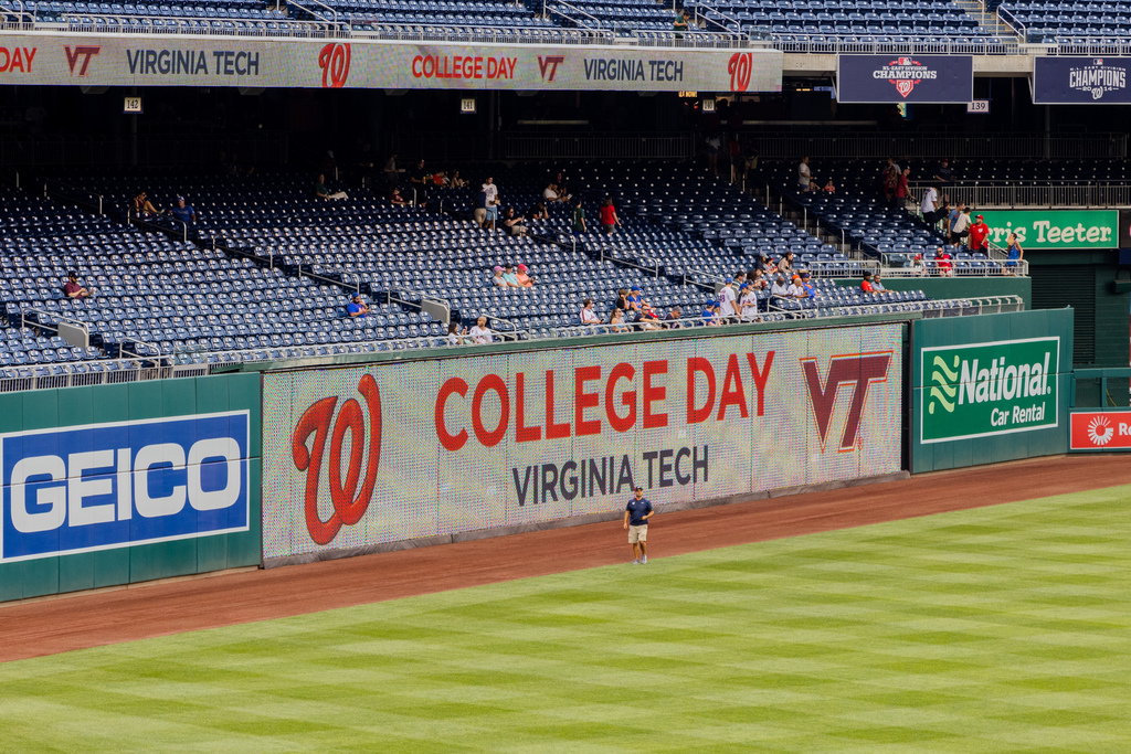 Virginia Tech College Day at Nationals Park