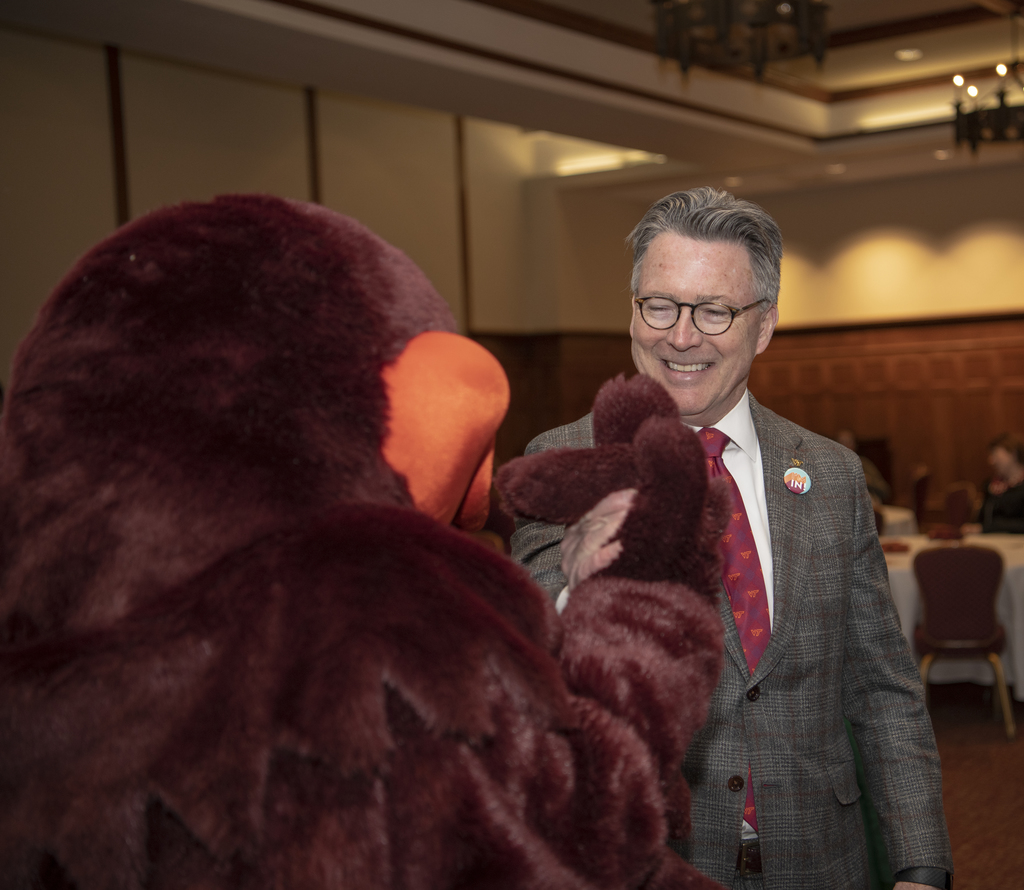 President Tim Sands delivers Giving Day thank you