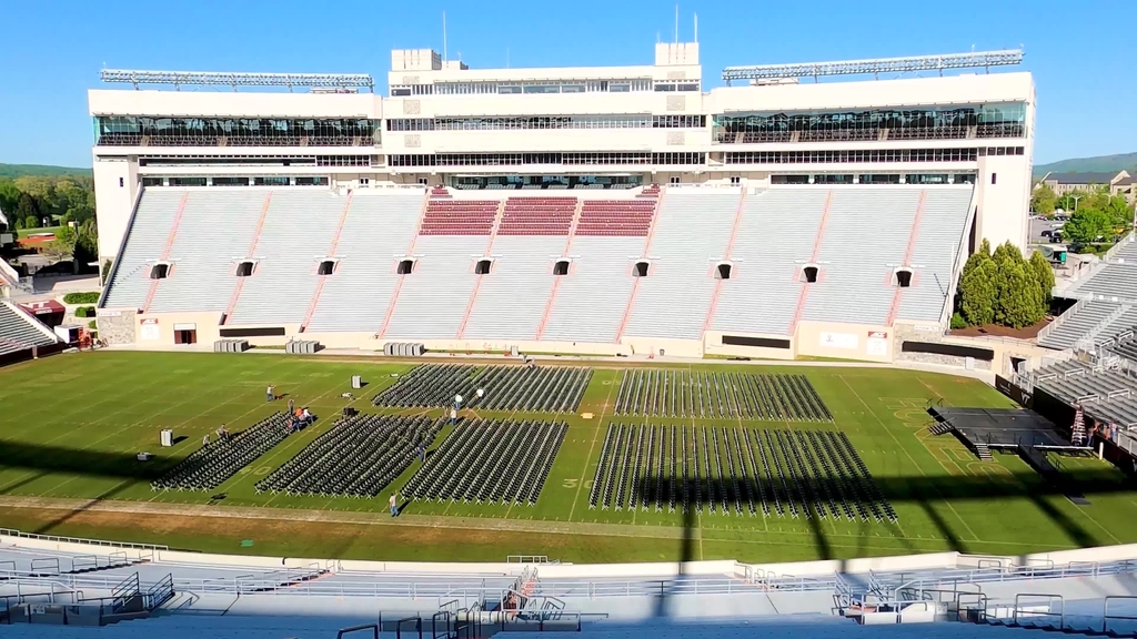 Spring Commencement 2022 Setup Timelapse