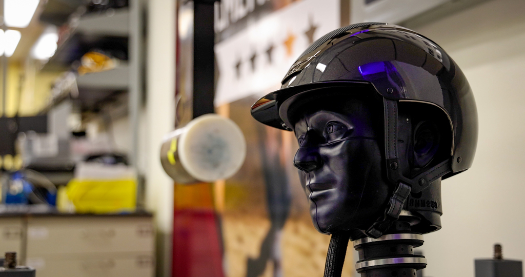 Virginia Tech Helmet Lab develops rating system for equestrian helmets