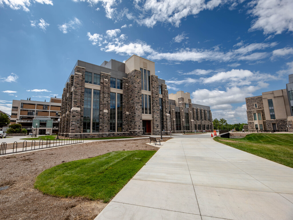 Hitt Hall provides academic and dining spaces on campus