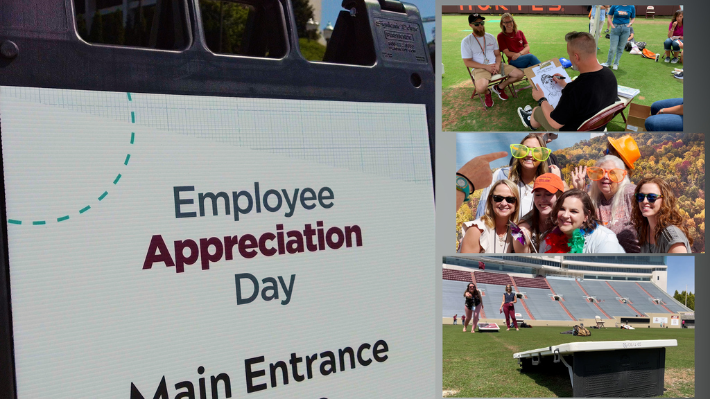 Virginia Tech says "Thank you" to faculty and staff on Employee Appreciation Day