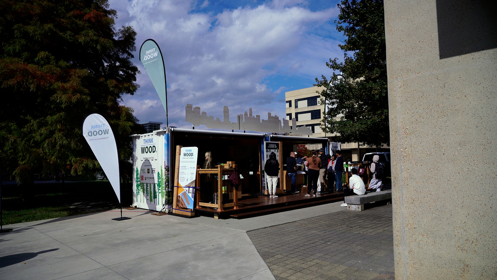 Think Wood exhibit bolsters partnership between colleges